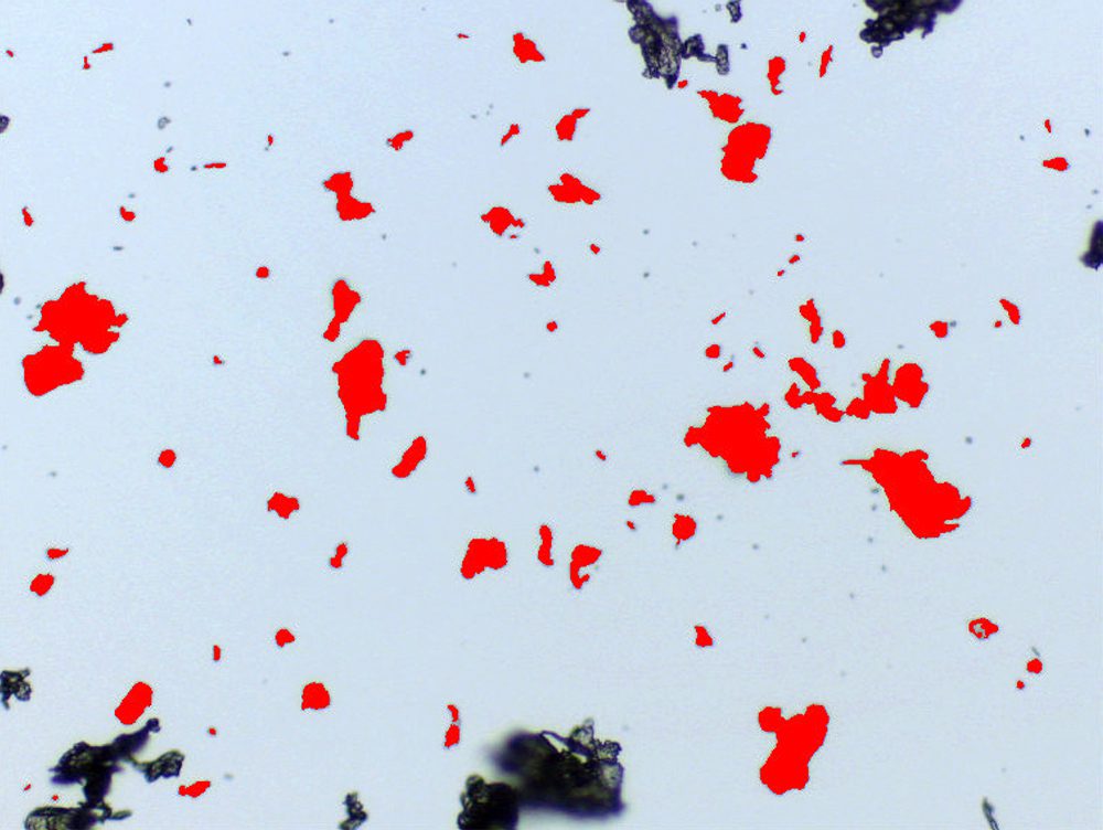 Polymer particle size analysis