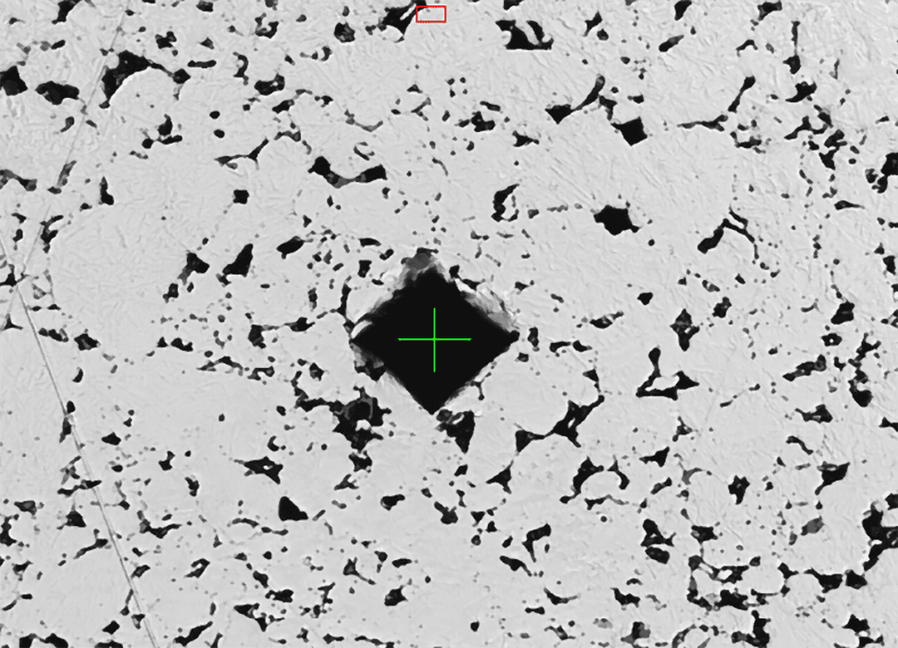 Microhardness and porosity (Vickers)