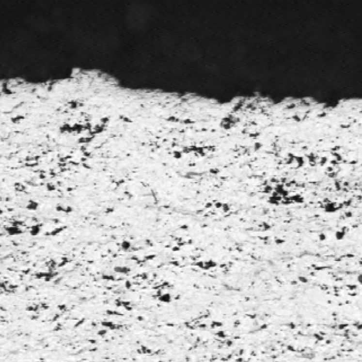 Characterization of a thermal spray coating