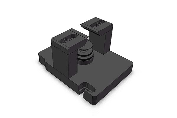 Self level vise for mounted or unmounted samples