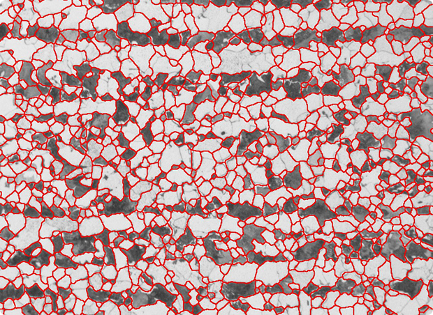 Banded structures in dual-phase steels