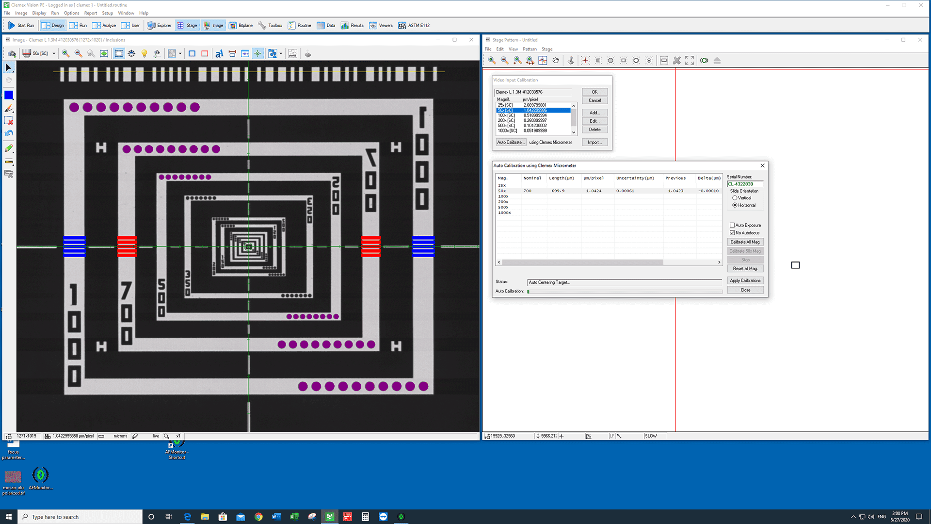Automatic calibration