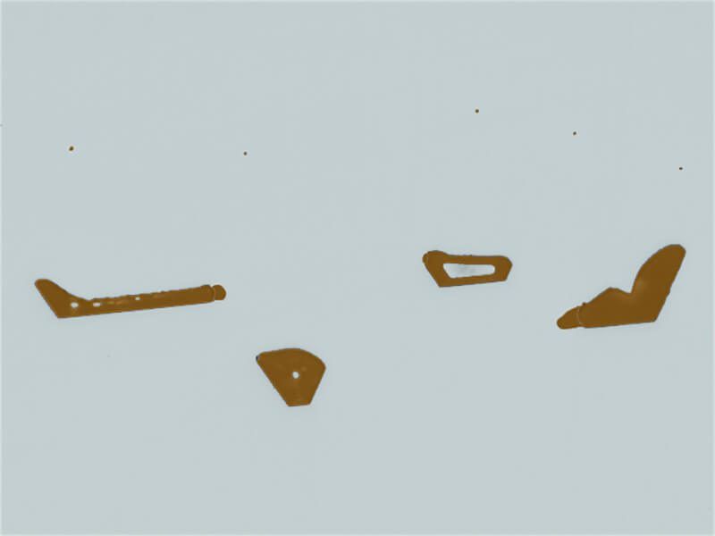 Two phases in color with particles