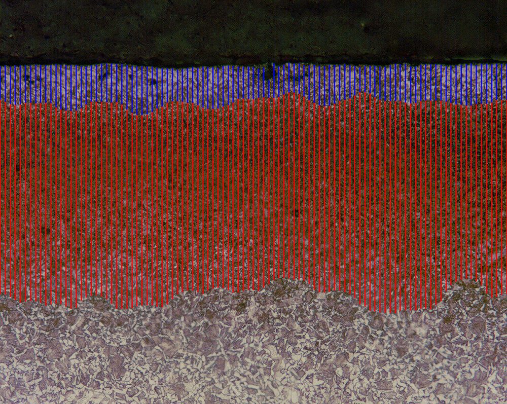 Depth of Decarburization of Steel