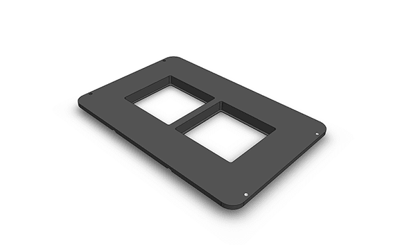 Stage Plate for two mounted and unmounted samples