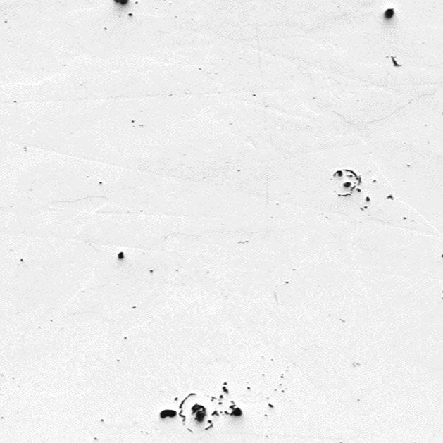 Al2O3 clusters and argon-cavities rating