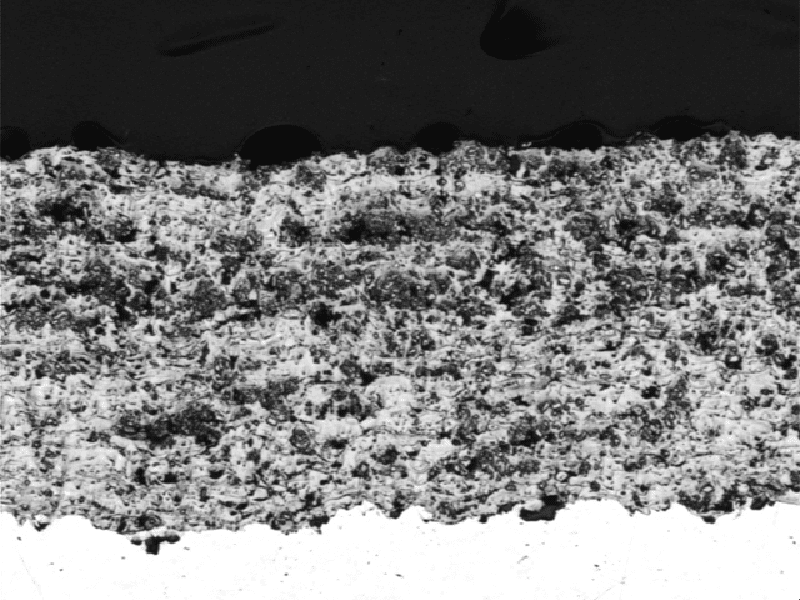 One payer of porous coating