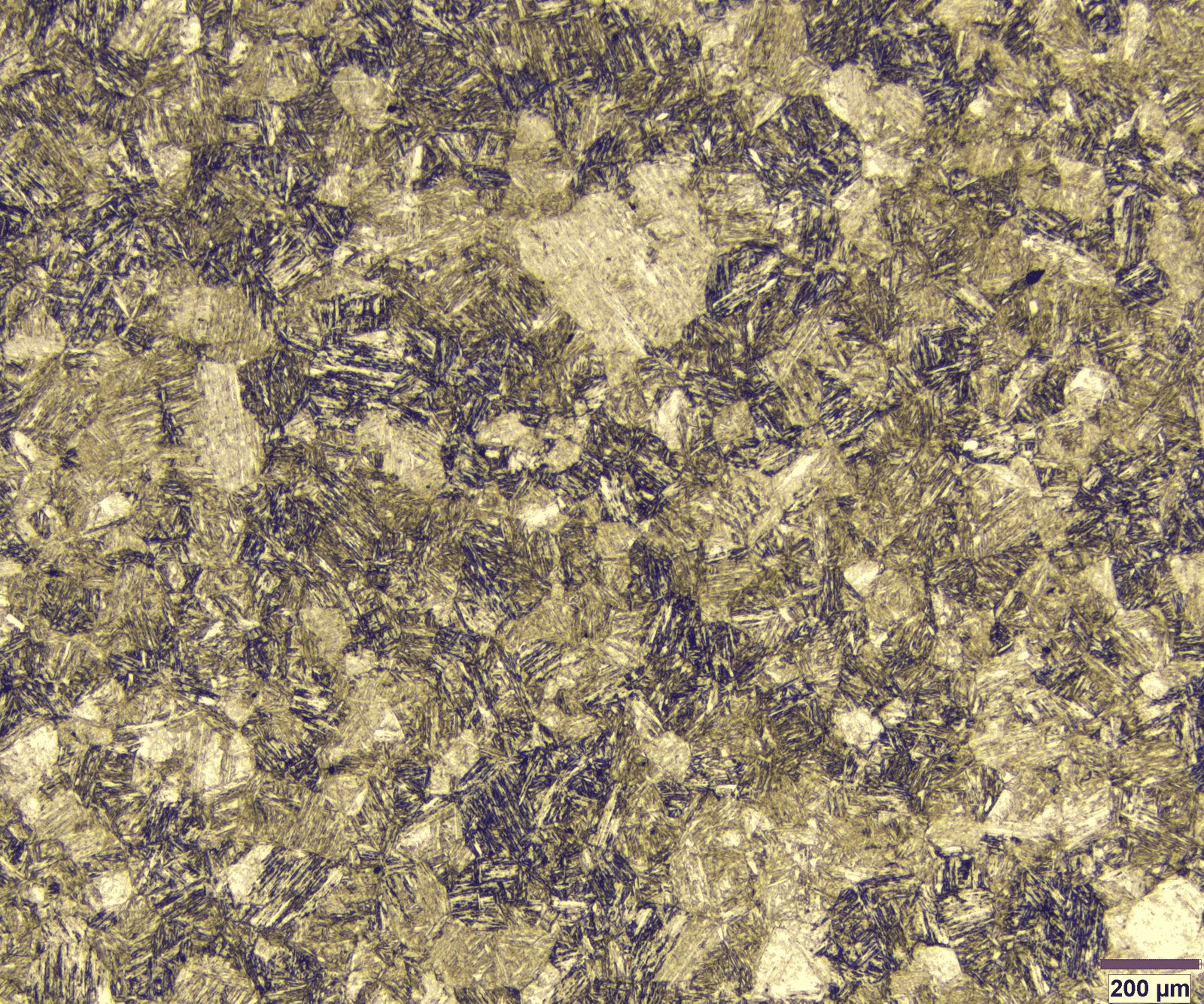 Martensite in steel