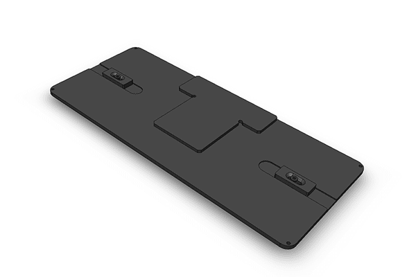 Dual gel pack holder for standard size