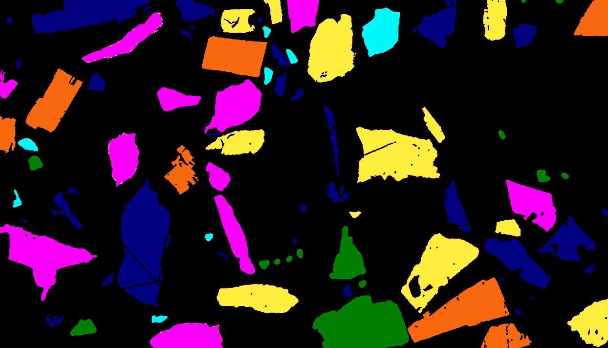 Polished section of polymetallic ore observed under reflected-light optical microscopy