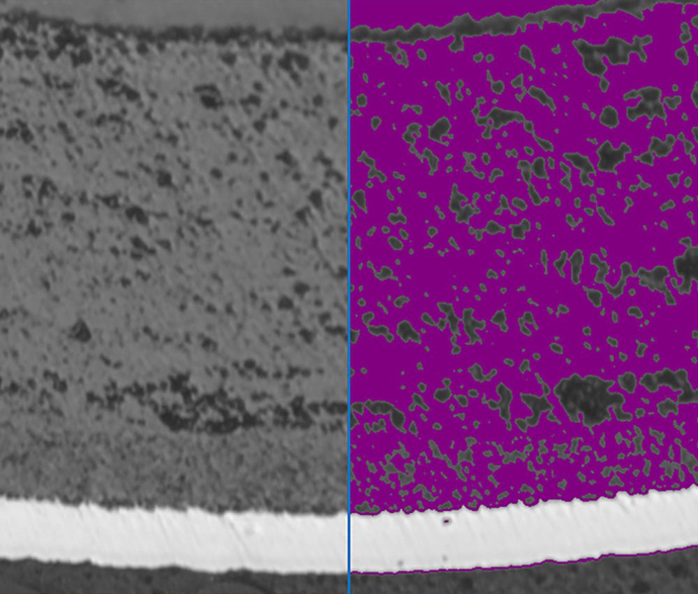 Coating characterization of silicon carbides