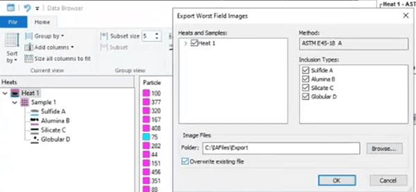 Save images of worst field
