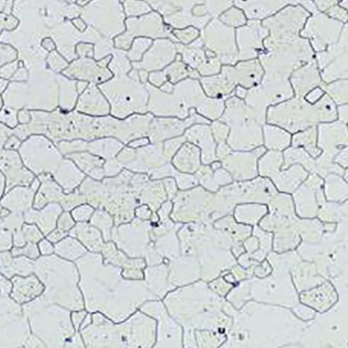 Grosseur de grain de l’acier inoxydable