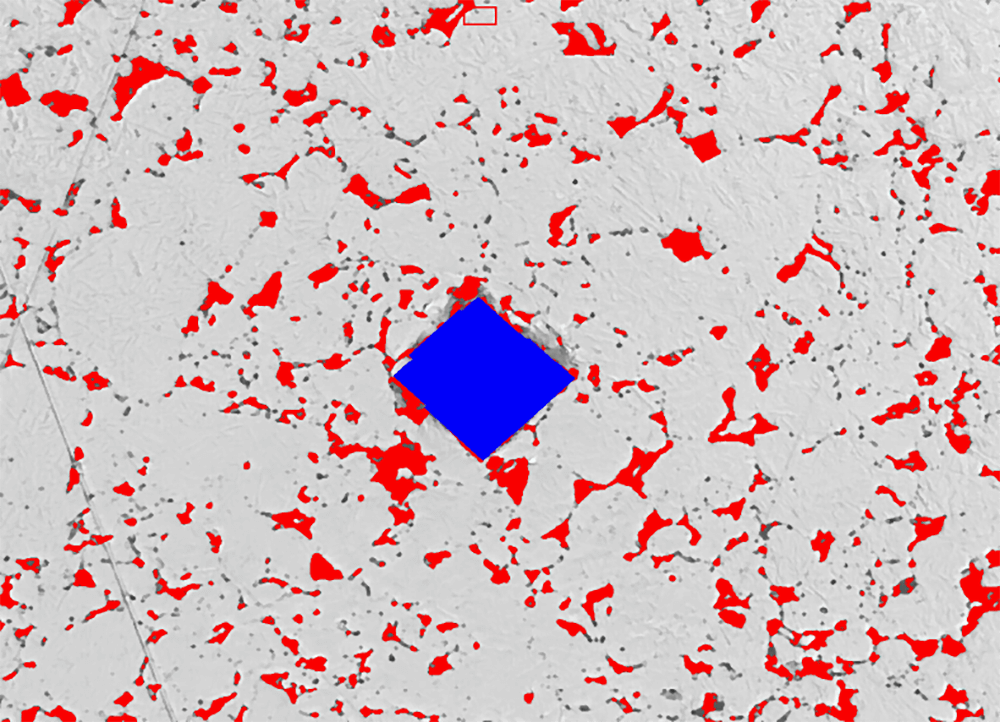 Microhardness and porosity (Vickers)
