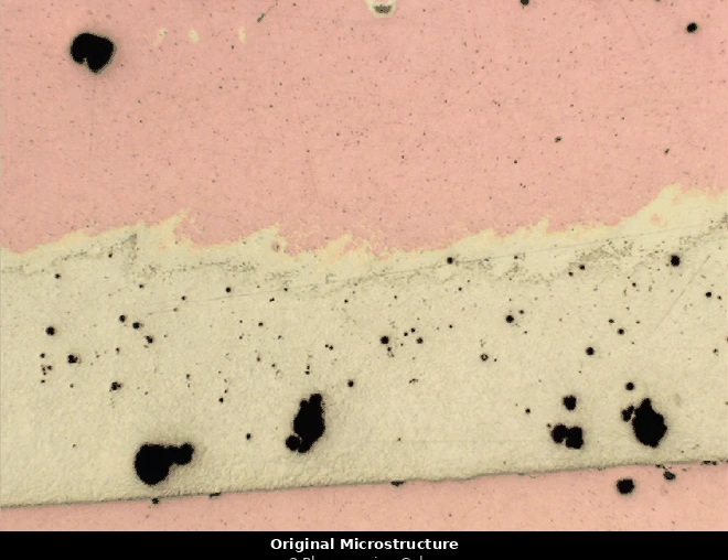 Three-phase color microstructure