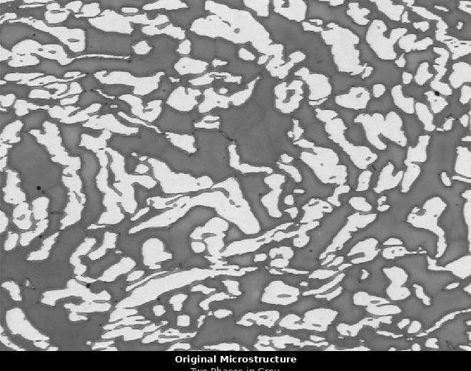 Two-phase grayscale microstructure